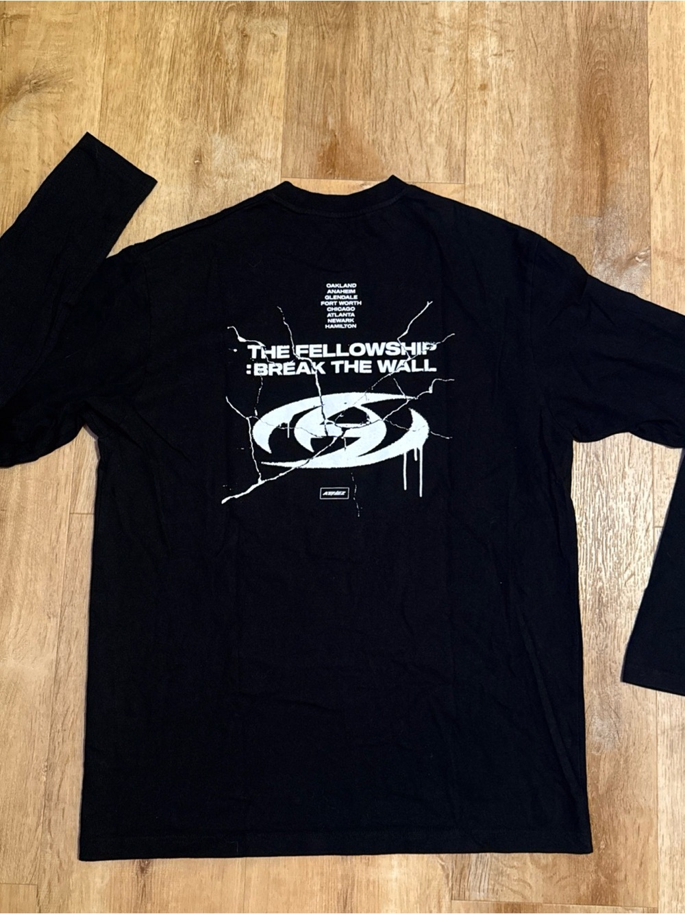 The Fellowship Break The Wall Graphic Long Sleeve Tee - Black